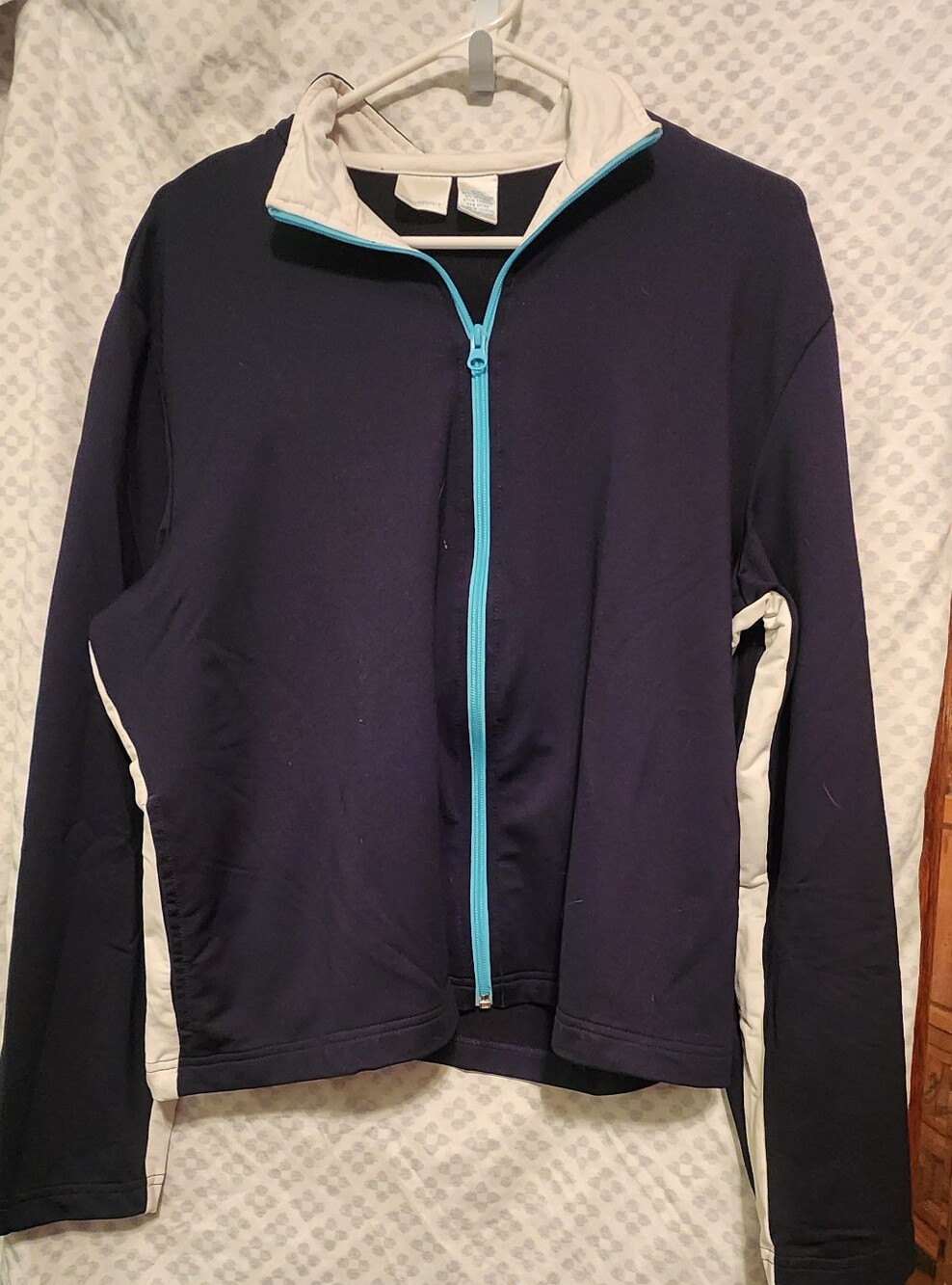 Prospirit Navy Jacket with Aqua Trim and White Collar